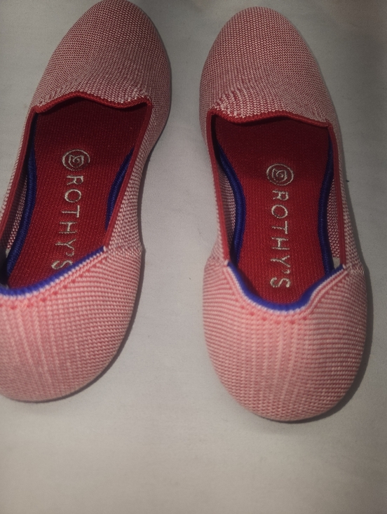 Rothy\'s The Loafer Women US 6 Red White Luxury Flats
